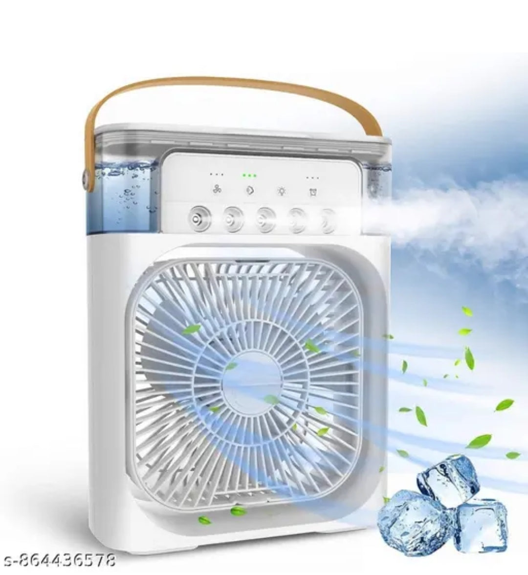 Portable Air Cooler Fan with Mist Humidifier & LED Night Light



4-in-1 Portable Air Cooler Fan – Humidifier, Cooling Mist & Night Light
Mini USB Air Cooler Fan with Water Tank & Mist Spray
Portable Cooling Fan Air Conditioner with Humidifi